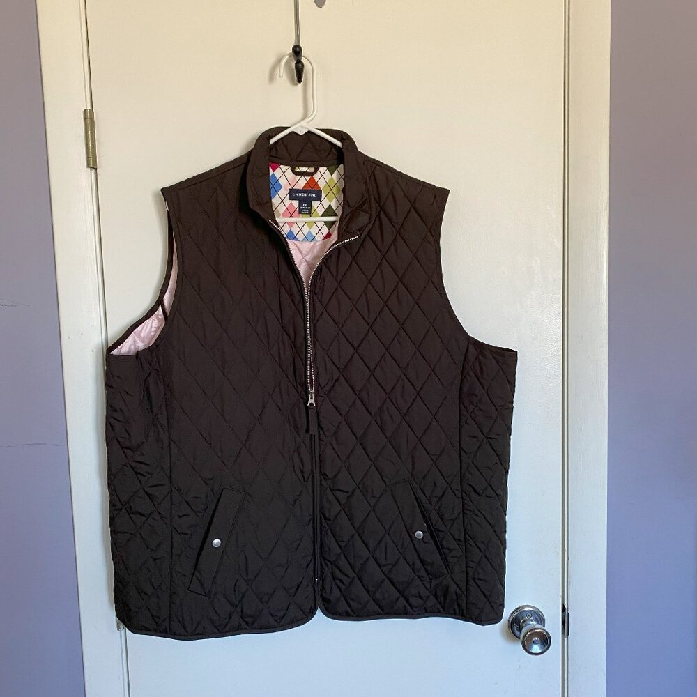 CLOSET CLEARANCE PRICE DROP! Quilted Land's End Vest